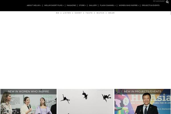 Lore theme site design template sample