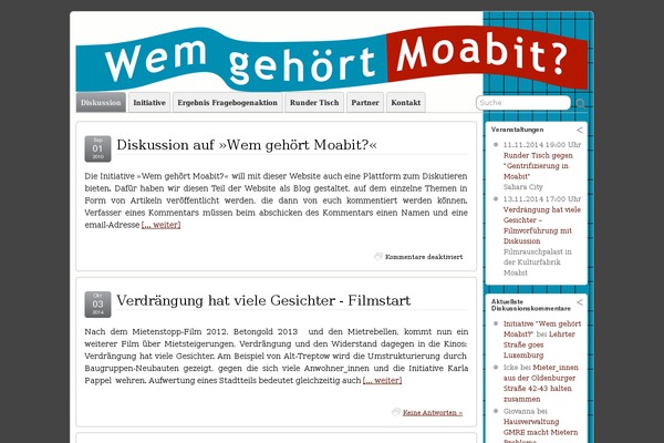 WordPress website example screenshot