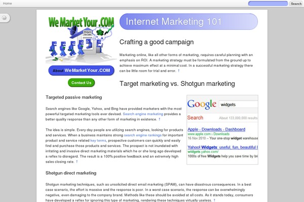 wemarketyour.com site used Wemarketyourdotcom