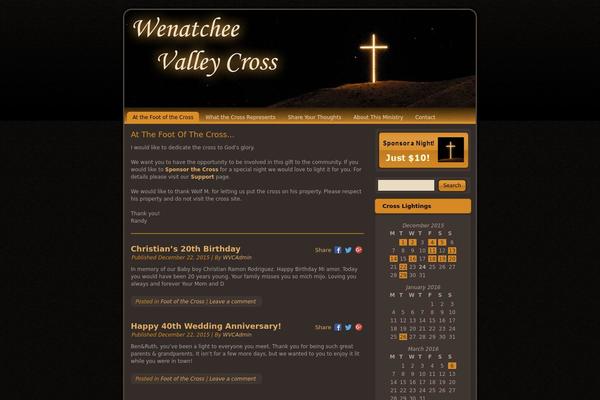 Site using Blog Post Calendar Widget plugin