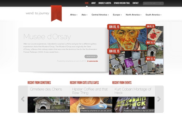 Receptar theme site design template sample