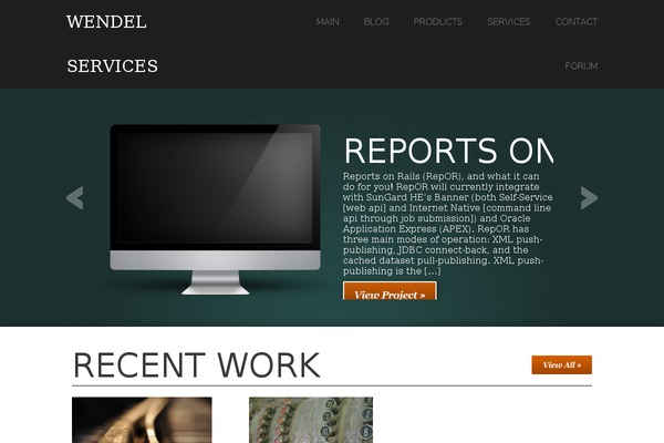 Showcase theme site design template sample