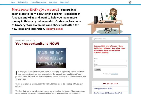 Get Noticed theme site design template sample