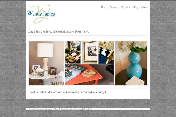 The Cotton theme site design template sample