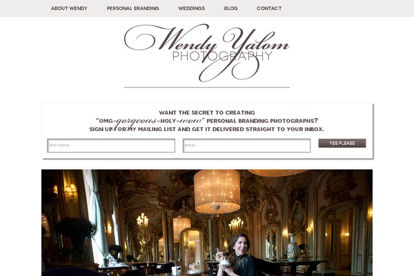 Wendy theme site design template sample