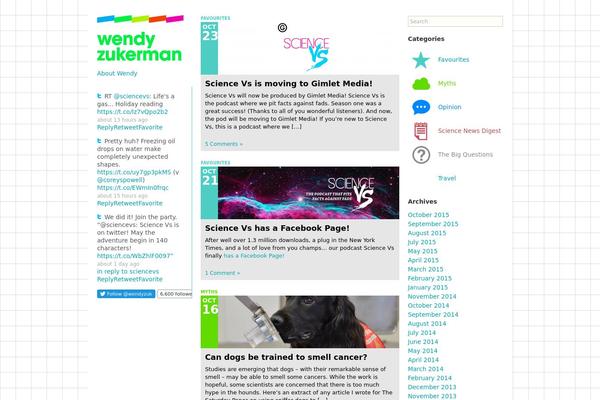 Wendy theme site design template sample