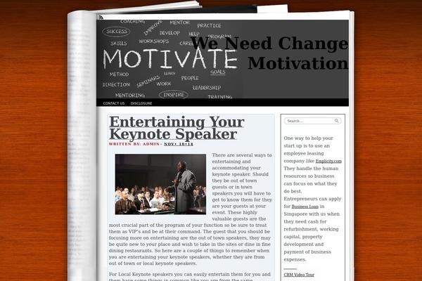 Fresh Ink Magazine theme site design template sample
