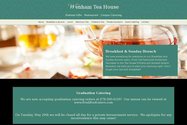 wenhamteahouse.com site used Freshfoodcatering
