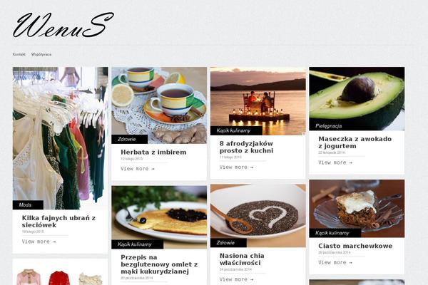 Gridly theme site design template sample