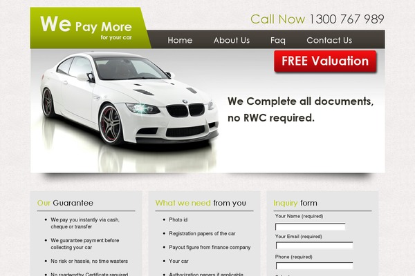 Site using IvyCat AJAX Testimonials plugin
