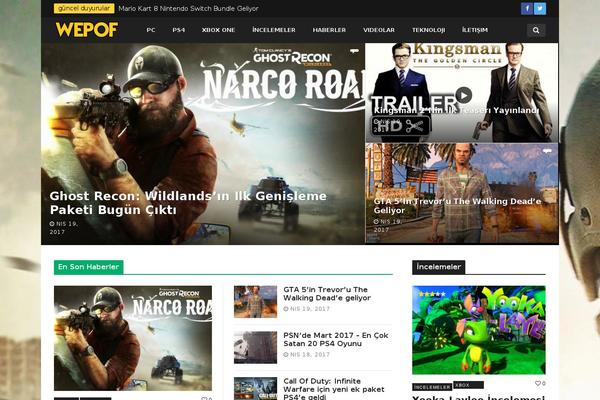 Nanopress theme site design template sample