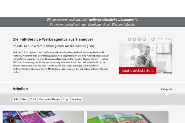 Site using Impulsslider plugin