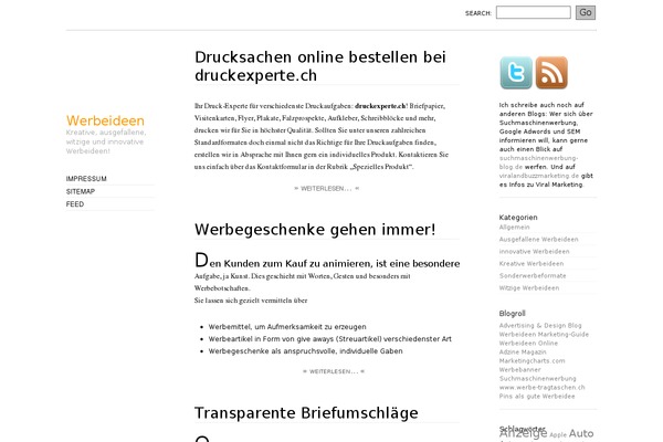 Oulipo theme site design template sample