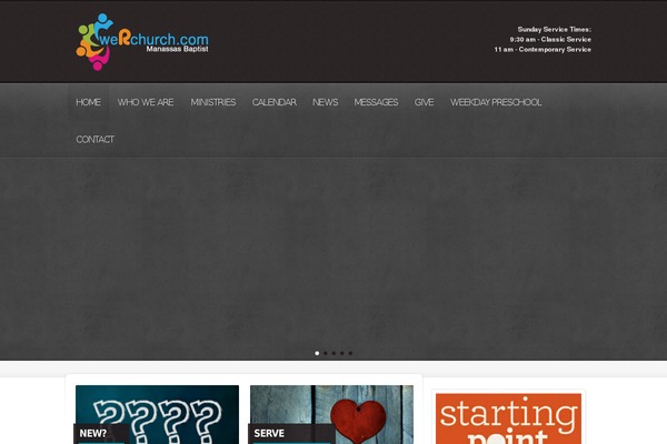 Churchope theme site design template sample