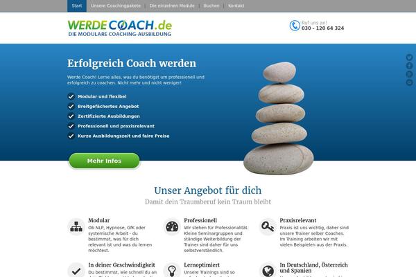 JustLanded theme site design template sample