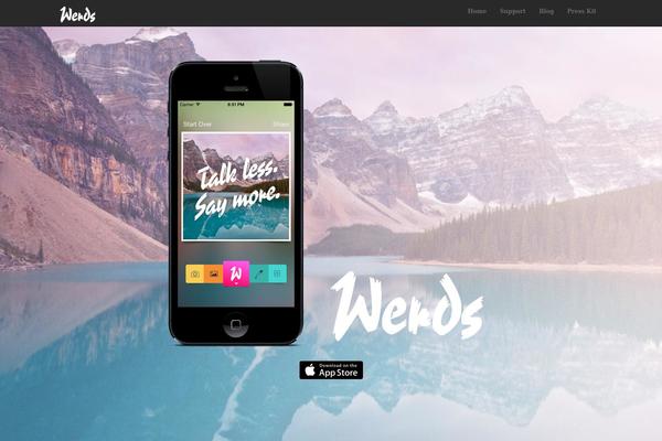 Mercurial theme site design template sample