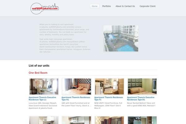 Simplicity theme site design template sample