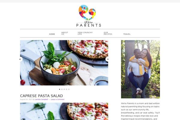 Foodie Pro theme site design template sample