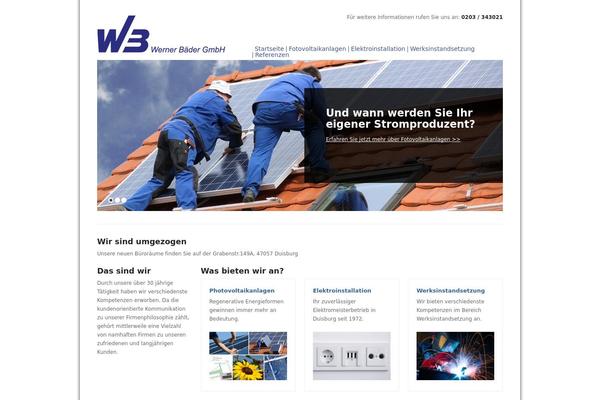 Solid Wp theme site design template sample