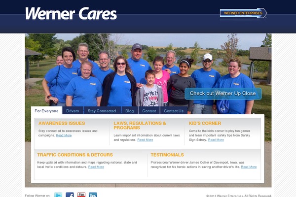 wernercares.com site used Werner