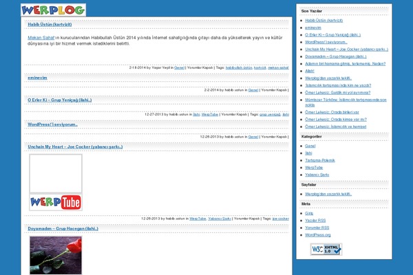 werplog.com site used Clear SEO Blue (eng)