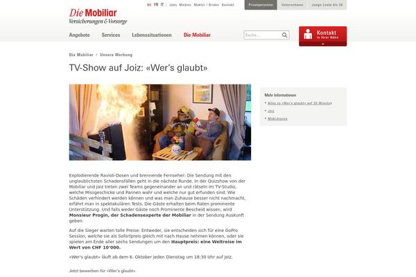 wersglaubt.ch site used Boilerstrap-master