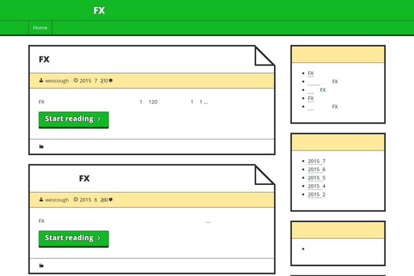 Press Start theme site design template sample