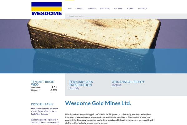 Novus theme site design template sample