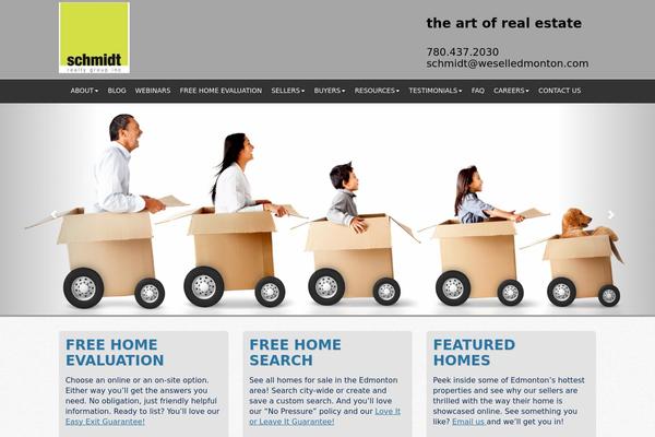 weselledmonton.com site used Schmidt_theme