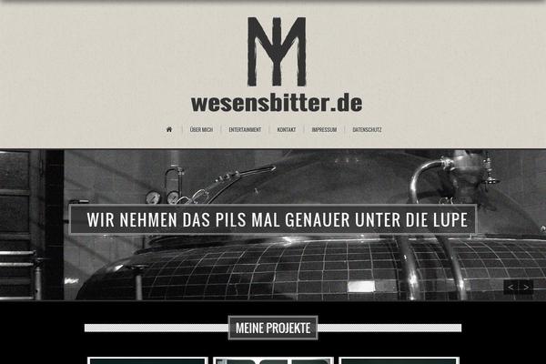 Hanna theme site design template sample