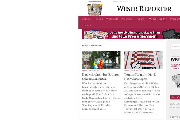 Site using Widget: Kategorieartikel plugin