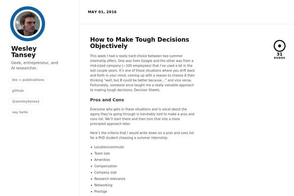 Svbtle theme site design template sample