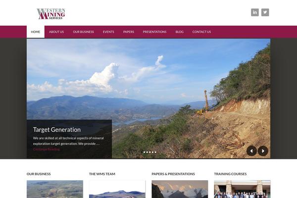 Outreach Pro theme site design template sample