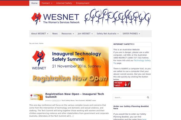 wesnet.org.au site used Canvas2