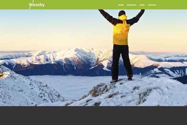 Scroller theme site design template sample