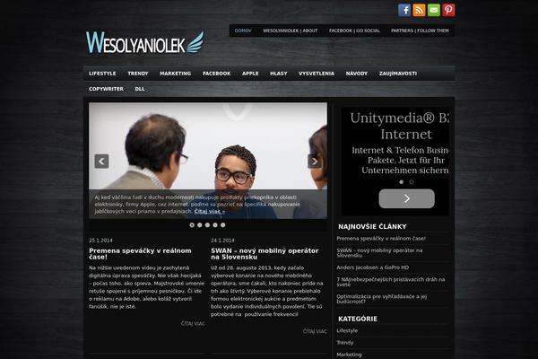 Site using Easy-social-hover plugin