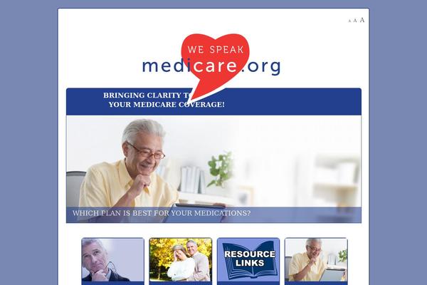 Medicare theme site design template sample