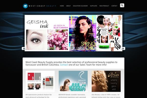 west-coast-beauty.com site used Wordpress_survive