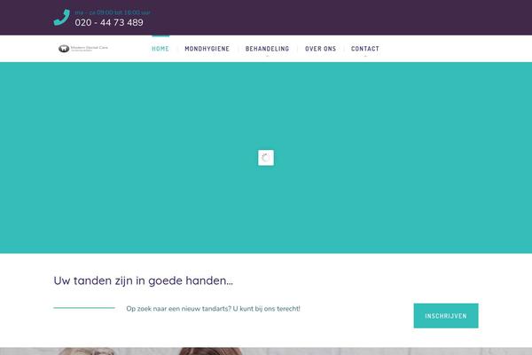 Nanocare theme site design template sample