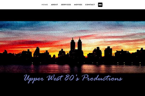 Cinerama theme site design template sample