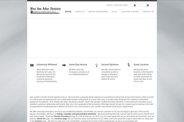 Aries theme site design template sample