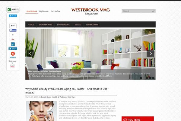 Photomag theme site design template sample