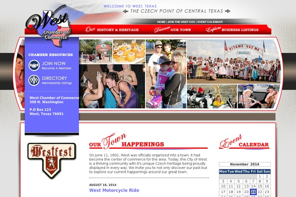 Site using Events-calendar plugin