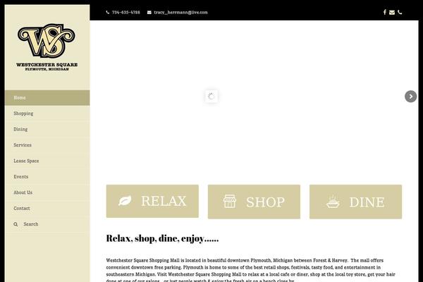 Total theme site design template sample