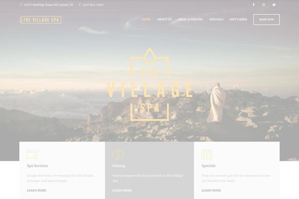 Etalon-child theme site design template sample