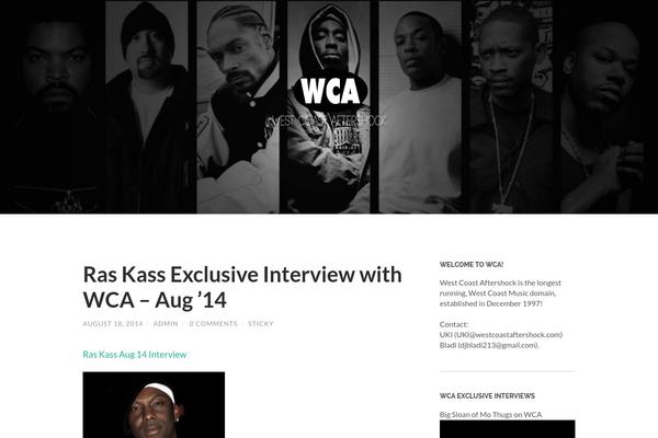 Hemingway theme site design template sample