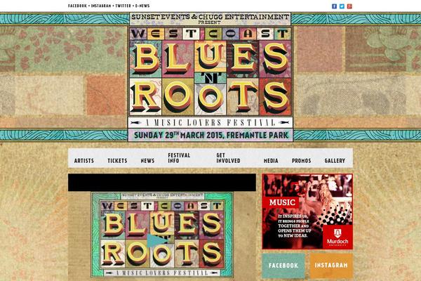 westcoastbluesnroots.com.au site used Monkv2