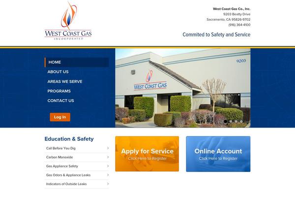 westcoastgas.com site used Westcoast