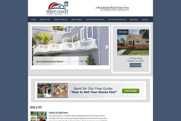 Agentpress Two theme site design template sample