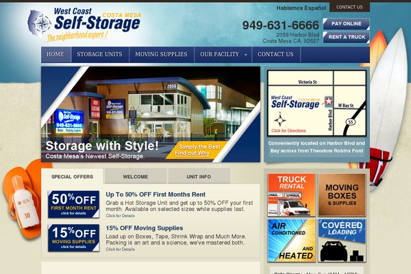 westcoastselfstoragecostamesa.com site used Light of Peace